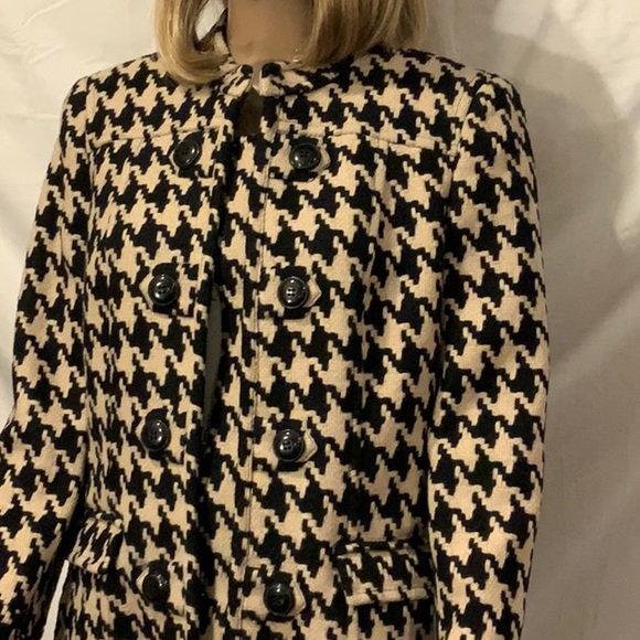 Sigrid Olsen Wool Houndstooth Coat. - Picture 11 of 15